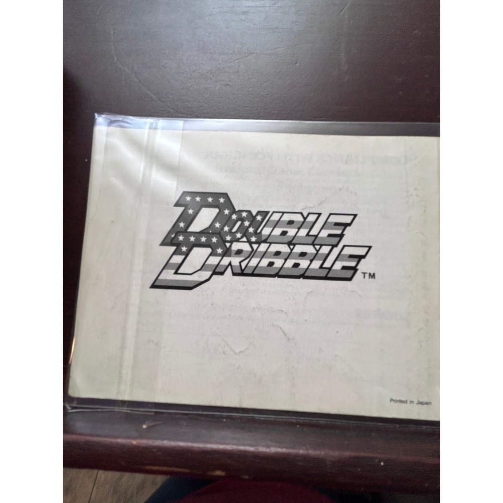 Double Dribble Nintendo NES Game Konami Basketball NES-DW-USA with Manual - Picture 5 of 5